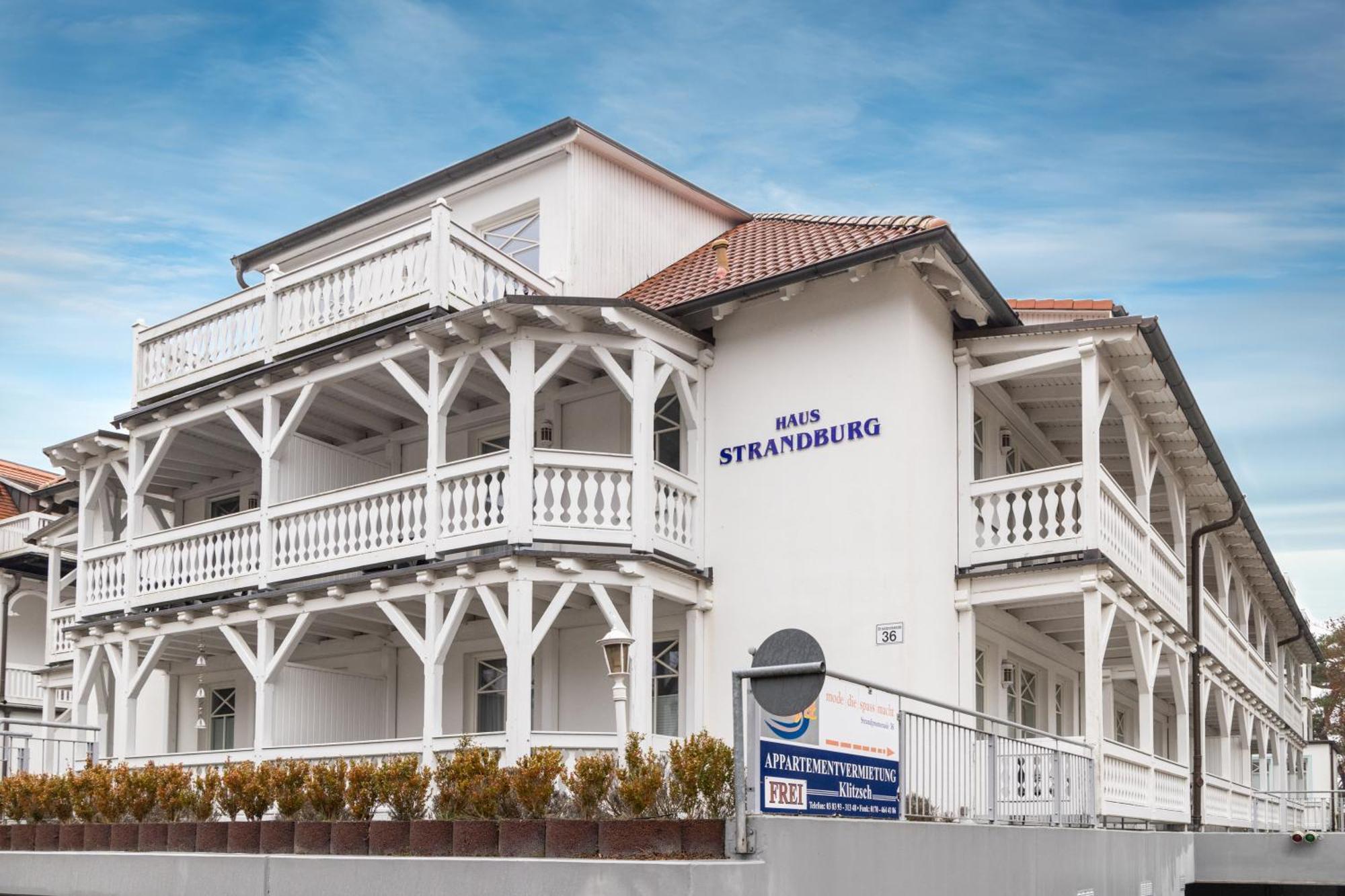 Fewo Auszeit Im Haus Strandburg Binz Eksteriør bilde